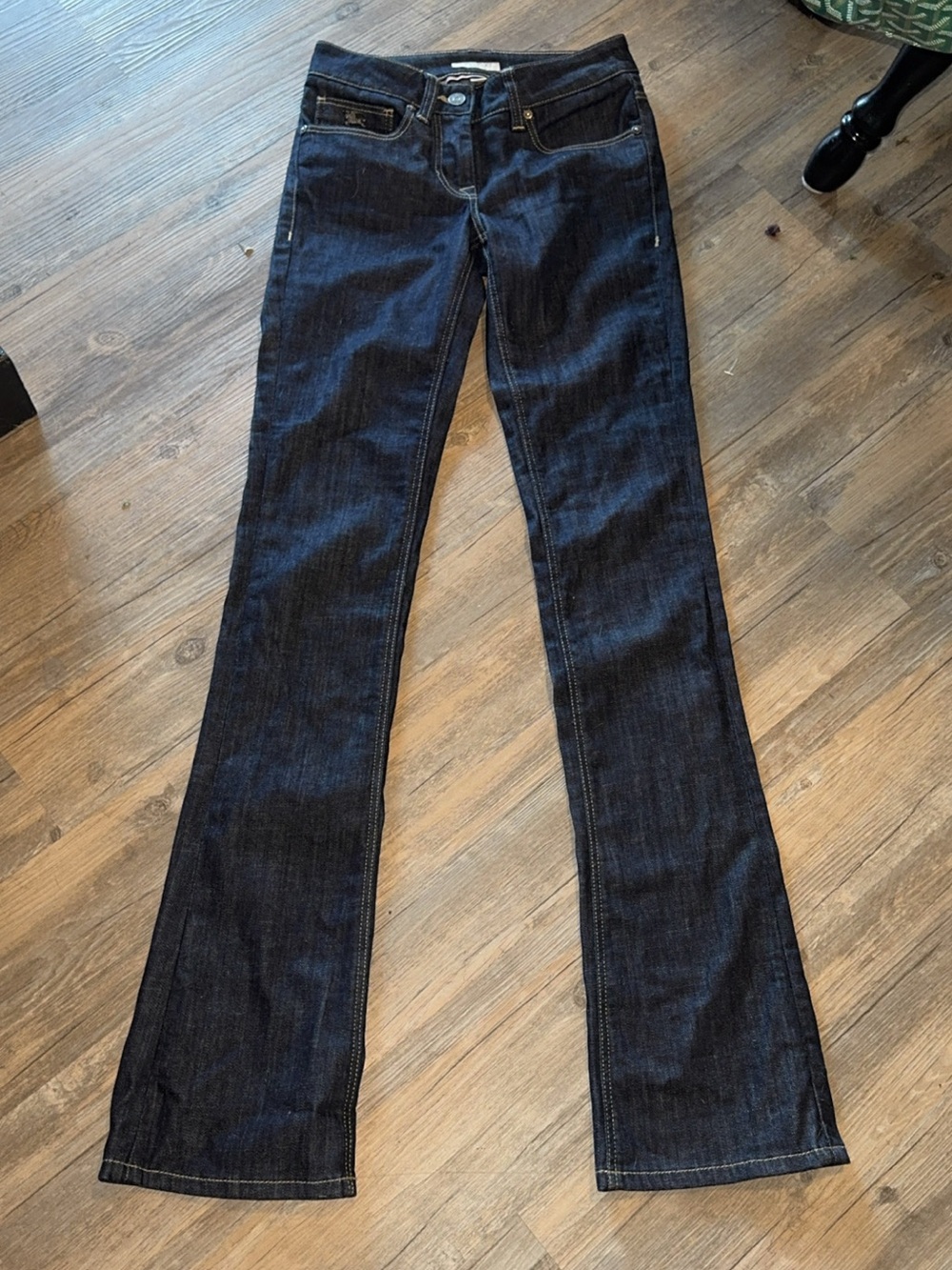 Vintage Burberry Brit Islington Bootcut Dark Wash Jeans